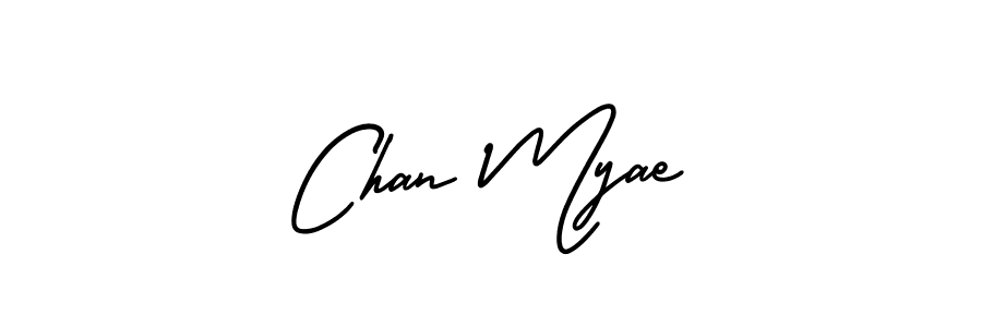 Create a beautiful signature design for name Chan Myae. With this signature (AmerikaSignatureDemo-Regular) fonts, you can make a handwritten signature for free. Chan Myae signature style 3 images and pictures png