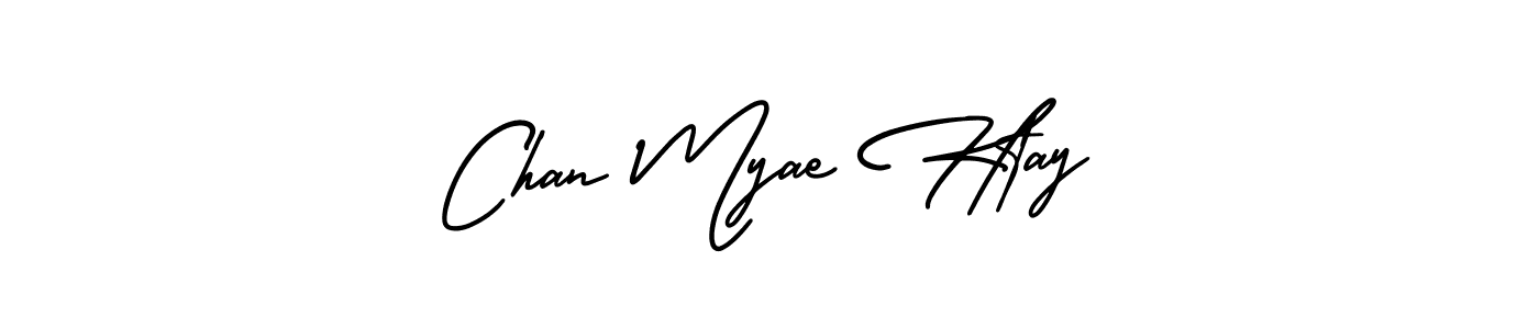 Design your own signature with our free online signature maker. With this signature software, you can create a handwritten (AmerikaSignatureDemo-Regular) signature for name Chan Myae Htay. Chan Myae Htay signature style 3 images and pictures png