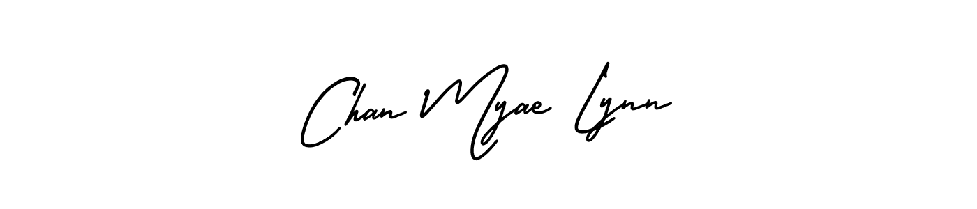 Chan Myae Lynn stylish signature style. Best Handwritten Sign (AmerikaSignatureDemo-Regular) for my name. Handwritten Signature Collection Ideas for my name Chan Myae Lynn. Chan Myae Lynn signature style 3 images and pictures png