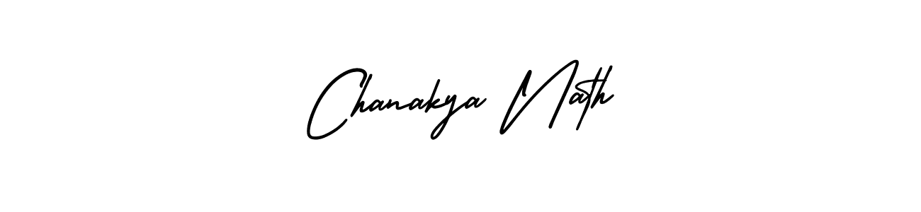 Make a beautiful signature design for name Chanakya Nath. With this signature (AmerikaSignatureDemo-Regular) style, you can create a handwritten signature for free. Chanakya Nath signature style 3 images and pictures png
