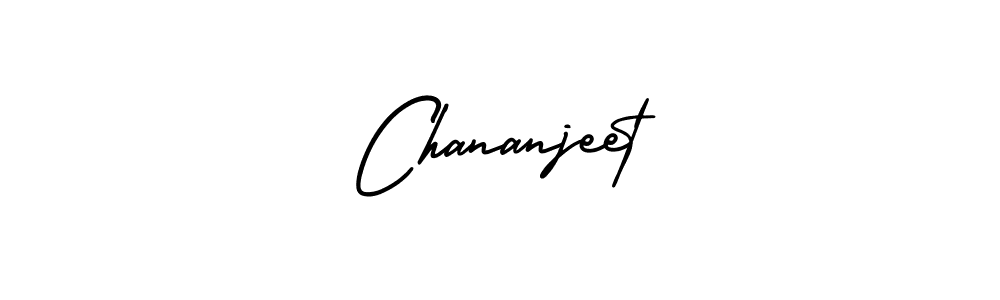 How to make Chananjeet signature? AmerikaSignatureDemo-Regular is a professional autograph style. Create handwritten signature for Chananjeet name. Chananjeet signature style 3 images and pictures png