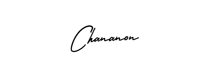 if you are searching for the best signature style for your name Chananon. so please give up your signature search. here we have designed multiple signature styles  using AmerikaSignatureDemo-Regular. Chananon signature style 3 images and pictures png