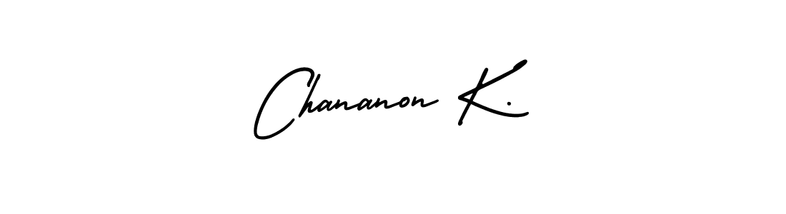 Make a short Chananon K. signature style. Manage your documents anywhere anytime using AmerikaSignatureDemo-Regular. Create and add eSignatures, submit forms, share and send files easily. Chananon K. signature style 3 images and pictures png