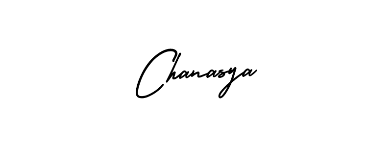 The best way (AmerikaSignatureDemo-Regular) to make a short signature is to pick only two or three words in your name. The name Chanasya include a total of six letters. For converting this name. Chanasya signature style 3 images and pictures png