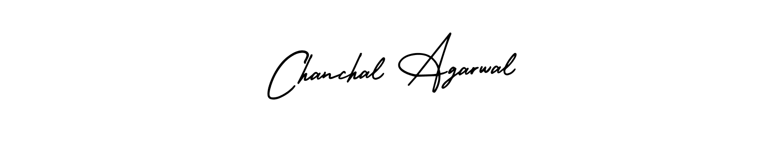 How to make Chanchal Agarwal signature? AmerikaSignatureDemo-Regular is a professional autograph style. Create handwritten signature for Chanchal Agarwal name. Chanchal Agarwal signature style 3 images and pictures png