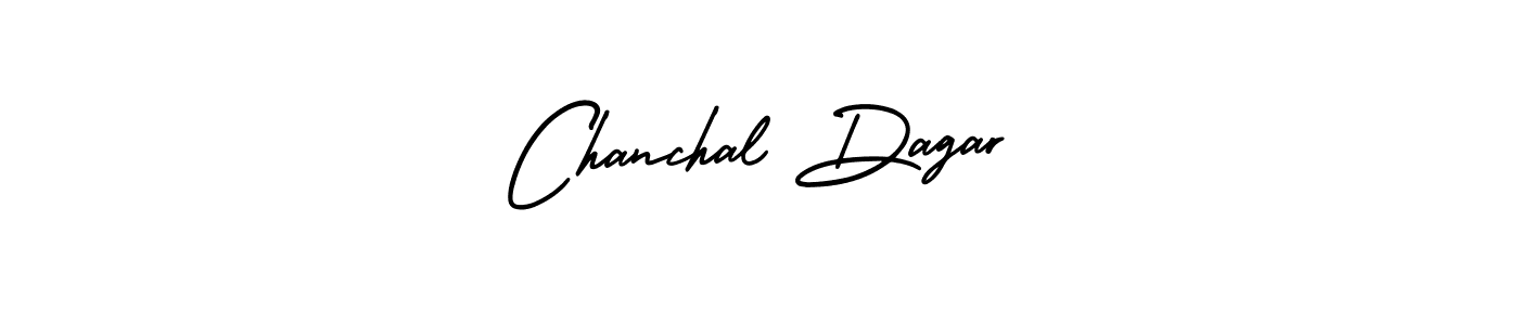 How to make Chanchal Dagar name signature. Use AmerikaSignatureDemo-Regular style for creating short signs online. This is the latest handwritten sign. Chanchal Dagar signature style 3 images and pictures png