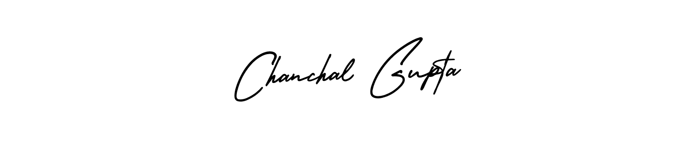 You should practise on your own different ways (AmerikaSignatureDemo-Regular) to write your name (Chanchal Gupta) in signature. don't let someone else do it for you. Chanchal Gupta signature style 3 images and pictures png