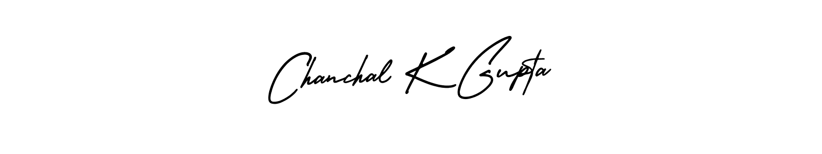 Design your own signature with our free online signature maker. With this signature software, you can create a handwritten (AmerikaSignatureDemo-Regular) signature for name Chanchal K Gupta. Chanchal K Gupta signature style 3 images and pictures png