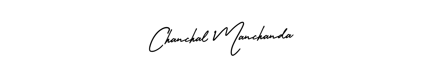 This is the best signature style for the Chanchal Manchanda name. Also you like these signature font (AmerikaSignatureDemo-Regular). Mix name signature. Chanchal Manchanda signature style 3 images and pictures png