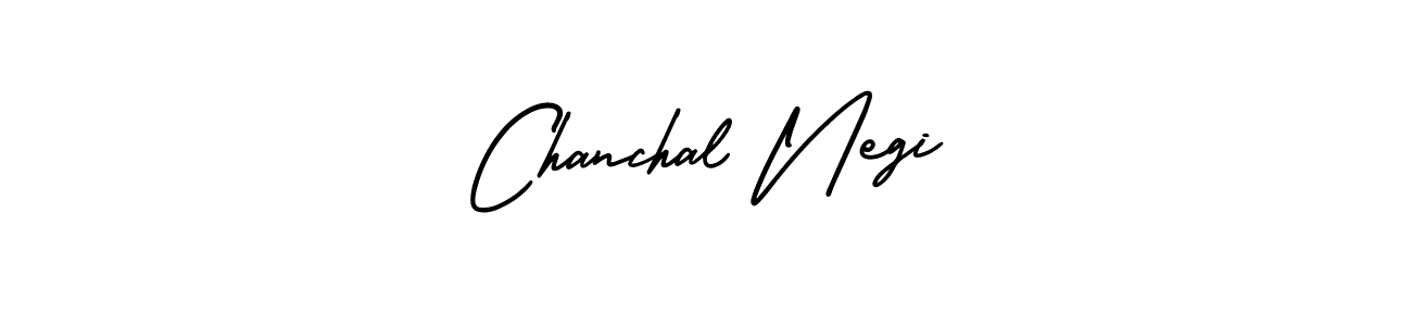 Use a signature maker to create a handwritten signature online. With this signature software, you can design (AmerikaSignatureDemo-Regular) your own signature for name Chanchal Negi. Chanchal Negi signature style 3 images and pictures png