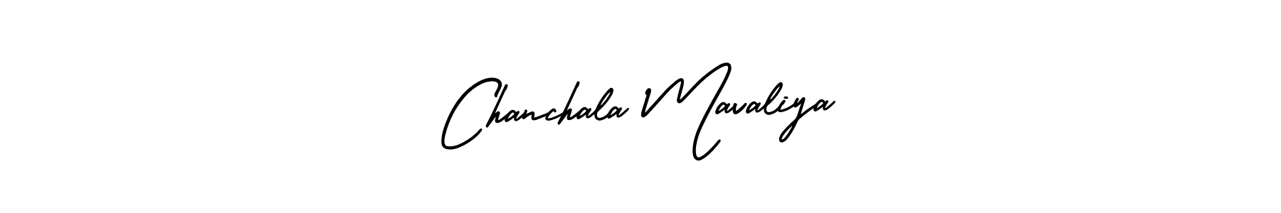 Also You can easily find your signature by using the search form. We will create Chanchala Mavaliya name handwritten signature images for you free of cost using AmerikaSignatureDemo-Regular sign style. Chanchala Mavaliya signature style 3 images and pictures png