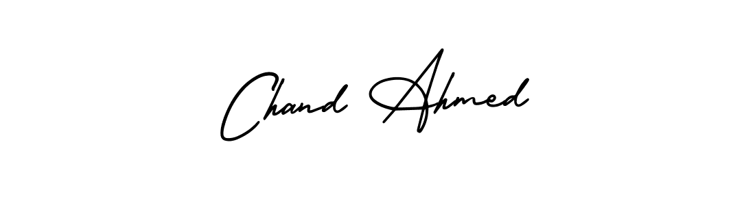 Make a short Chand Ahmed signature style. Manage your documents anywhere anytime using AmerikaSignatureDemo-Regular. Create and add eSignatures, submit forms, share and send files easily. Chand Ahmed signature style 3 images and pictures png