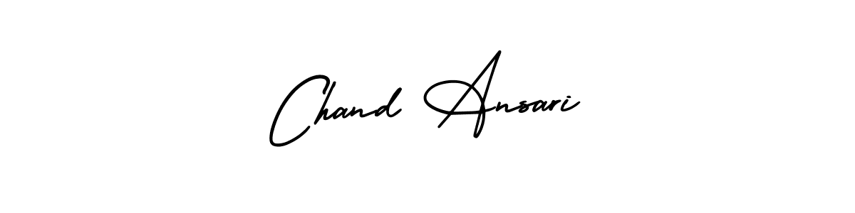 Similarly AmerikaSignatureDemo-Regular is the best handwritten signature design. Signature creator online .You can use it as an online autograph creator for name Chand Ansari. Chand Ansari signature style 3 images and pictures png