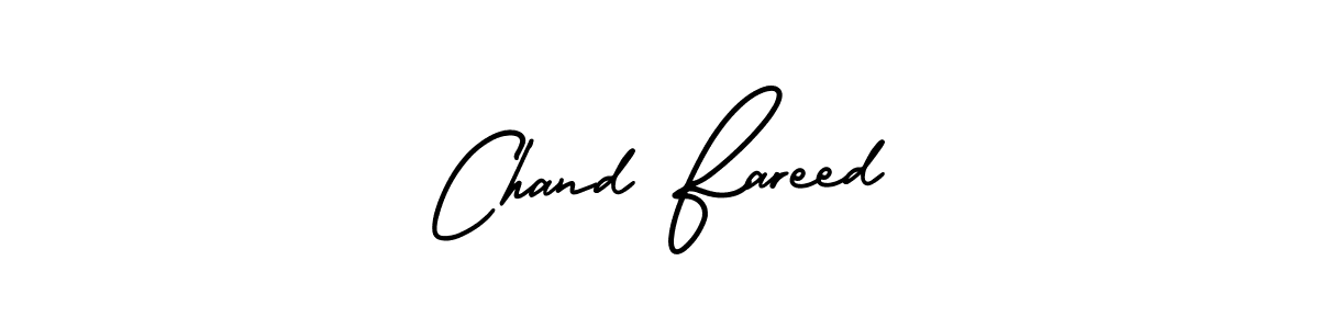 It looks lik you need a new signature style for name Chand Fareed. Design unique handwritten (AmerikaSignatureDemo-Regular) signature with our free signature maker in just a few clicks. Chand Fareed signature style 3 images and pictures png