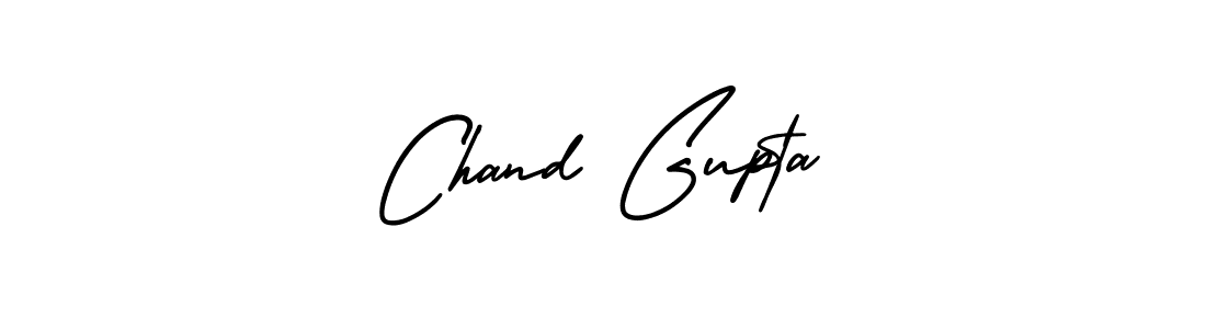 Chand Gupta stylish signature style. Best Handwritten Sign (AmerikaSignatureDemo-Regular) for my name. Handwritten Signature Collection Ideas for my name Chand Gupta. Chand Gupta signature style 3 images and pictures png