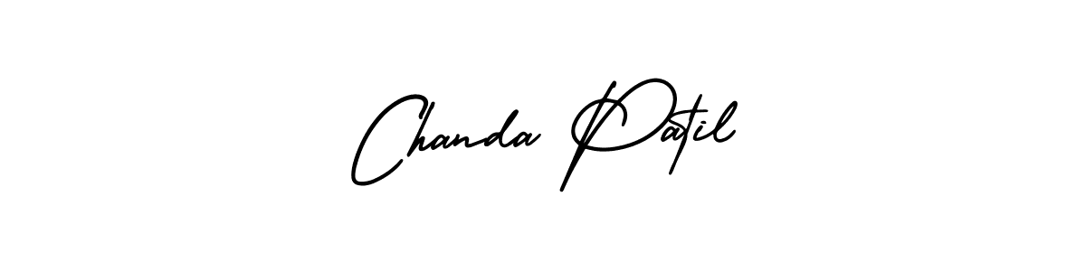 Create a beautiful signature design for name Chanda Patil. With this signature (AmerikaSignatureDemo-Regular) fonts, you can make a handwritten signature for free. Chanda Patil signature style 3 images and pictures png