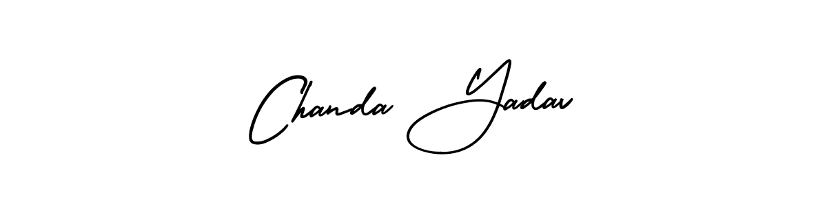 This is the best signature style for the Chanda Yadav name. Also you like these signature font (AmerikaSignatureDemo-Regular). Mix name signature. Chanda Yadav signature style 3 images and pictures png