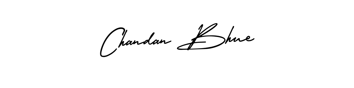 Make a beautiful signature design for name Chandan Bhue. With this signature (AmerikaSignatureDemo-Regular) style, you can create a handwritten signature for free. Chandan Bhue signature style 3 images and pictures png