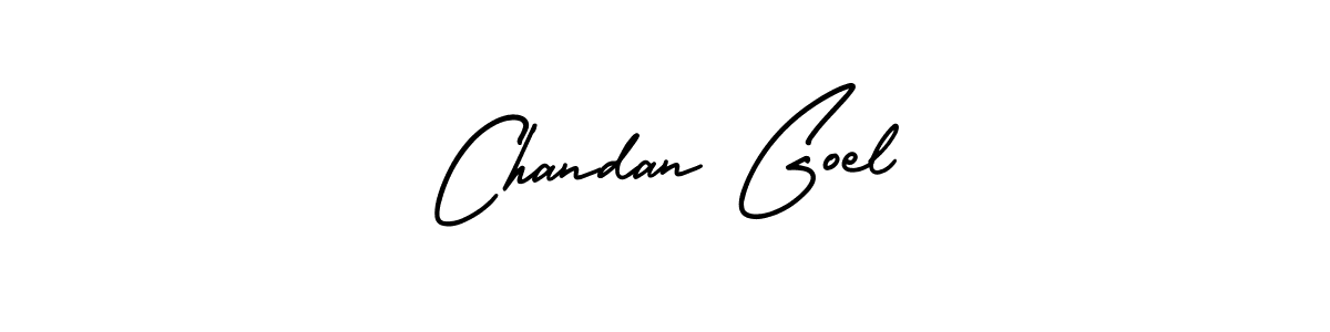 Chandan Goel stylish signature style. Best Handwritten Sign (AmerikaSignatureDemo-Regular) for my name. Handwritten Signature Collection Ideas for my name Chandan Goel. Chandan Goel signature style 3 images and pictures png
