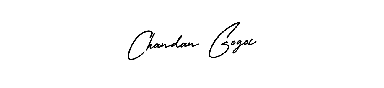 Chandan Gogoi stylish signature style. Best Handwritten Sign (AmerikaSignatureDemo-Regular) for my name. Handwritten Signature Collection Ideas for my name Chandan Gogoi. Chandan Gogoi signature style 3 images and pictures png