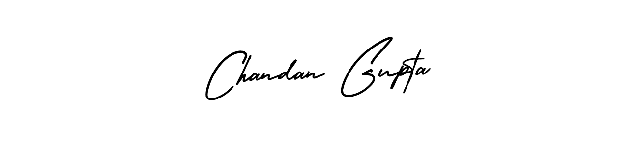 Make a beautiful signature design for name Chandan Gupta. With this signature (AmerikaSignatureDemo-Regular) style, you can create a handwritten signature for free. Chandan Gupta signature style 3 images and pictures png