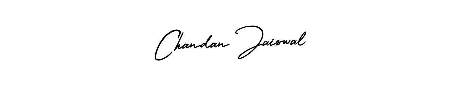 It looks lik you need a new signature style for name Chandan Jaiswal. Design unique handwritten (AmerikaSignatureDemo-Regular) signature with our free signature maker in just a few clicks. Chandan Jaiswal signature style 3 images and pictures png