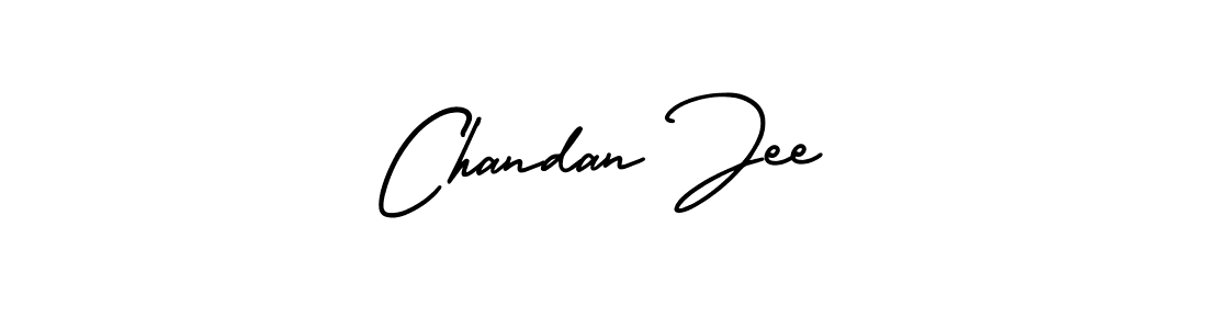 This is the best signature style for the Chandan Jee name. Also you like these signature font (AmerikaSignatureDemo-Regular). Mix name signature. Chandan Jee signature style 3 images and pictures png