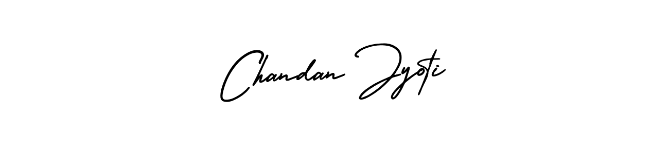 Make a beautiful signature design for name Chandan Jyoti. With this signature (AmerikaSignatureDemo-Regular) style, you can create a handwritten signature for free. Chandan Jyoti signature style 3 images and pictures png