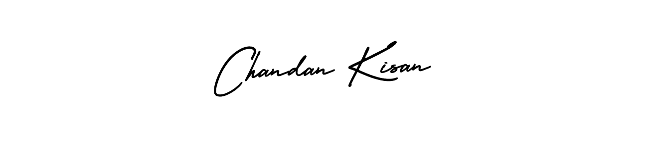 How to make Chandan Kisan signature? AmerikaSignatureDemo-Regular is a professional autograph style. Create handwritten signature for Chandan Kisan name. Chandan Kisan signature style 3 images and pictures png