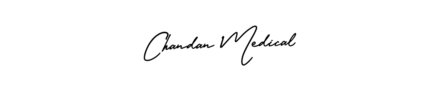 Similarly AmerikaSignatureDemo-Regular is the best handwritten signature design. Signature creator online .You can use it as an online autograph creator for name Chandan Medical. Chandan Medical signature style 3 images and pictures png