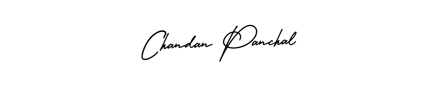 This is the best signature style for the Chandan Panchal name. Also you like these signature font (AmerikaSignatureDemo-Regular). Mix name signature. Chandan Panchal signature style 3 images and pictures png