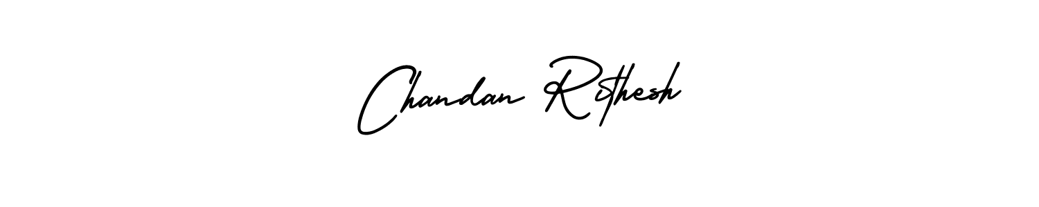 Similarly AmerikaSignatureDemo-Regular is the best handwritten signature design. Signature creator online .You can use it as an online autograph creator for name Chandan Rithesh. Chandan Rithesh signature style 3 images and pictures png