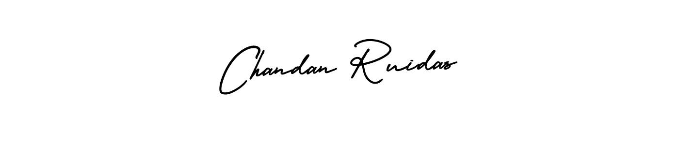 Make a beautiful signature design for name Chandan Ruidas. With this signature (AmerikaSignatureDemo-Regular) style, you can create a handwritten signature for free. Chandan Ruidas signature style 3 images and pictures png