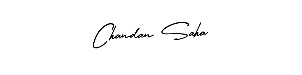 Also You can easily find your signature by using the search form. We will create Chandan Saha name handwritten signature images for you free of cost using AmerikaSignatureDemo-Regular sign style. Chandan Saha signature style 3 images and pictures png