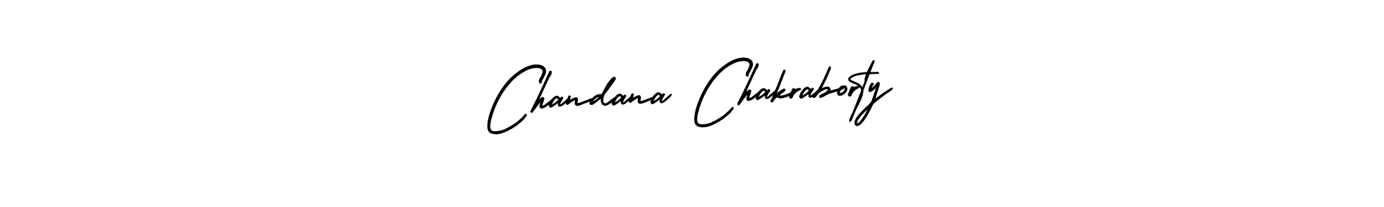 Use a signature maker to create a handwritten signature online. With this signature software, you can design (AmerikaSignatureDemo-Regular) your own signature for name Chandana Chakraborty. Chandana Chakraborty signature style 3 images and pictures png