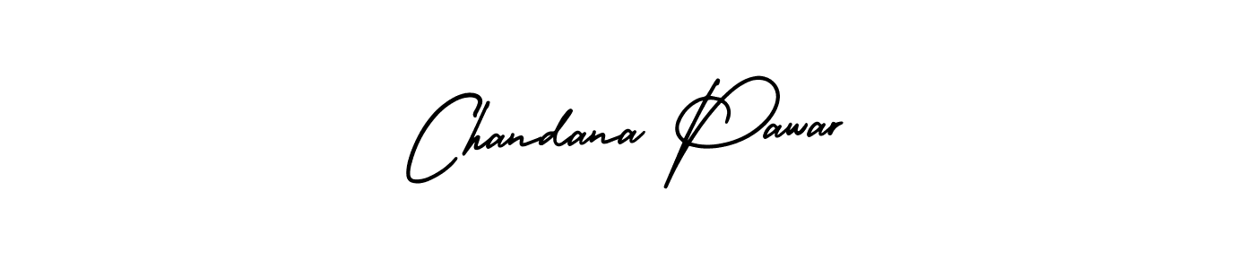 Use a signature maker to create a handwritten signature online. With this signature software, you can design (AmerikaSignatureDemo-Regular) your own signature for name Chandana Pawar. Chandana Pawar signature style 3 images and pictures png