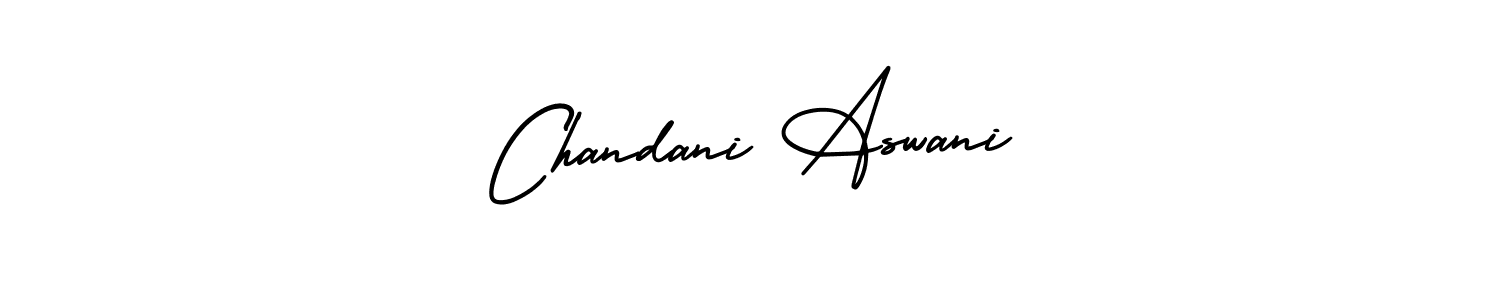 It looks lik you need a new signature style for name Chandani Aswani. Design unique handwritten (AmerikaSignatureDemo-Regular) signature with our free signature maker in just a few clicks. Chandani Aswani signature style 3 images and pictures png
