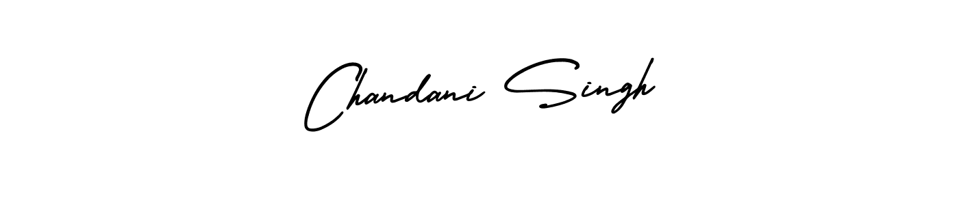 Make a beautiful signature design for name Chandani Singh. With this signature (AmerikaSignatureDemo-Regular) style, you can create a handwritten signature for free. Chandani Singh signature style 3 images and pictures png