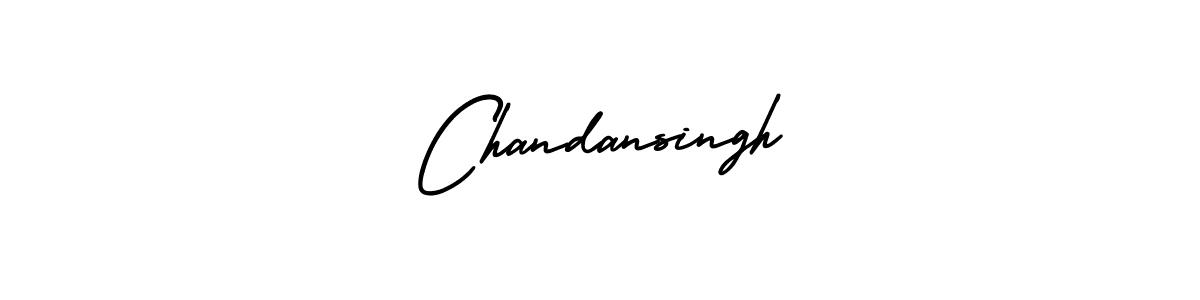 How to make Chandansingh name signature. Use AmerikaSignatureDemo-Regular style for creating short signs online. This is the latest handwritten sign. Chandansingh signature style 3 images and pictures png