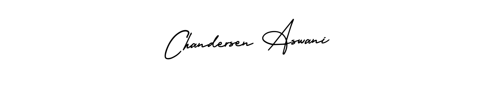 Make a beautiful signature design for name Chandersen Aswani. With this signature (AmerikaSignatureDemo-Regular) style, you can create a handwritten signature for free. Chandersen Aswani signature style 3 images and pictures png