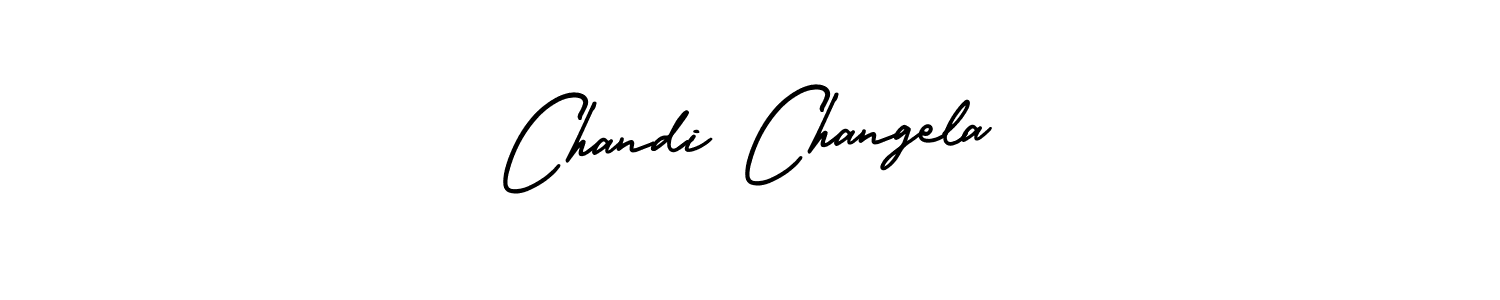 Use a signature maker to create a handwritten signature online. With this signature software, you can design (AmerikaSignatureDemo-Regular) your own signature for name Chandi Changela. Chandi Changela signature style 3 images and pictures png