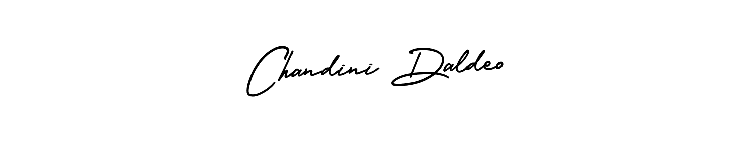 Make a beautiful signature design for name Chandini Daldeo. With this signature (AmerikaSignatureDemo-Regular) style, you can create a handwritten signature for free. Chandini Daldeo signature style 3 images and pictures png