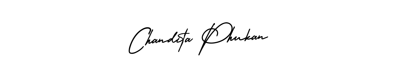Make a beautiful signature design for name Chandita Phukan. With this signature (AmerikaSignatureDemo-Regular) style, you can create a handwritten signature for free. Chandita Phukan signature style 3 images and pictures png