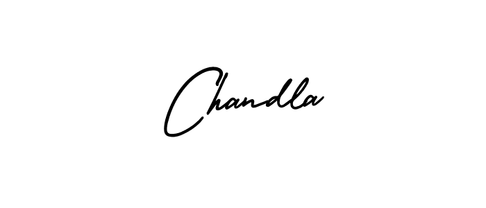 Best and Professional Signature Style for Chandla. AmerikaSignatureDemo-Regular Best Signature Style Collection. Chandla signature style 3 images and pictures png