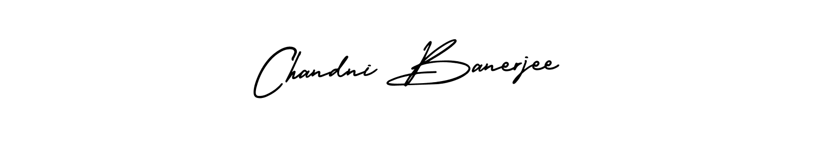 Use a signature maker to create a handwritten signature online. With this signature software, you can design (AmerikaSignatureDemo-Regular) your own signature for name Chandni Banerjee. Chandni Banerjee signature style 3 images and pictures png