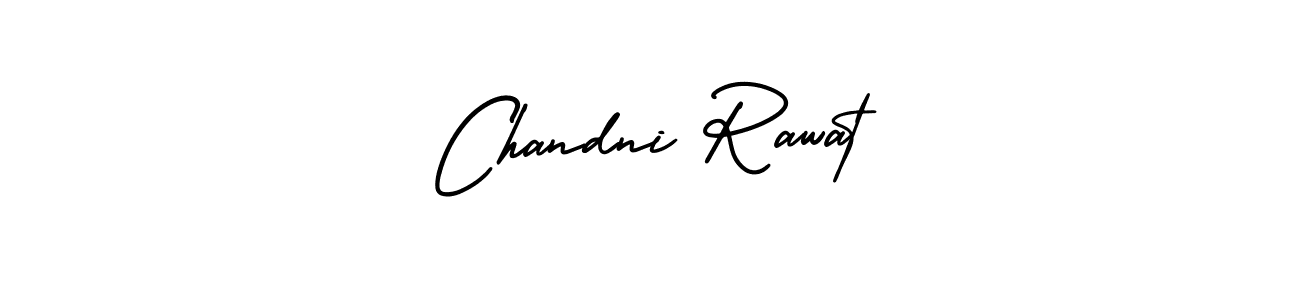 Make a short Chandni Rawat signature style. Manage your documents anywhere anytime using AmerikaSignatureDemo-Regular. Create and add eSignatures, submit forms, share and send files easily. Chandni Rawat signature style 3 images and pictures png