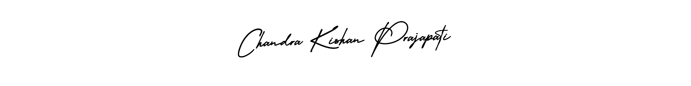 Design your own signature with our free online signature maker. With this signature software, you can create a handwritten (AmerikaSignatureDemo-Regular) signature for name Chandra Kishan Prajapati. Chandra Kishan Prajapati signature style 3 images and pictures png