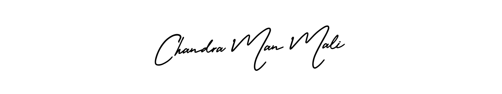 Make a beautiful signature design for name Chandra Man Mali. With this signature (AmerikaSignatureDemo-Regular) style, you can create a handwritten signature for free. Chandra Man Mali signature style 3 images and pictures png