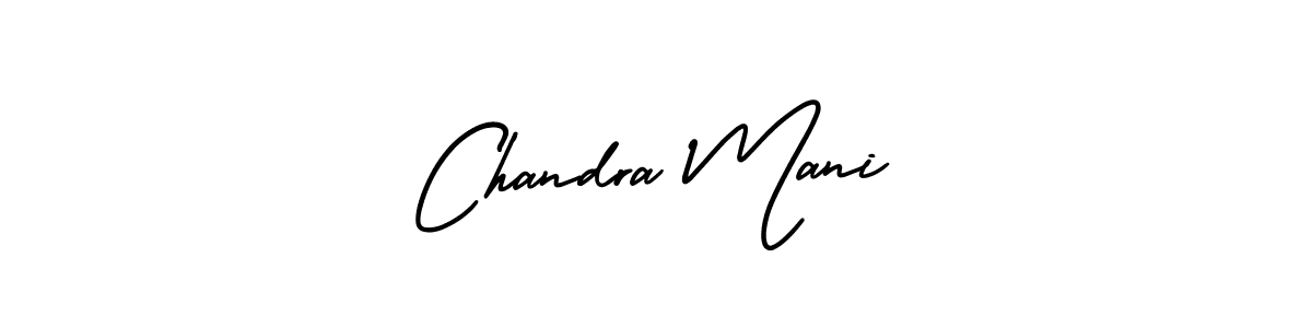 Also You can easily find your signature by using the search form. We will create Chandra Mani name handwritten signature images for you free of cost using AmerikaSignatureDemo-Regular sign style. Chandra Mani signature style 3 images and pictures png