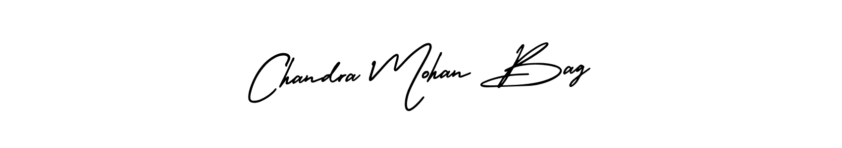 How to make Chandra Mohan Bag name signature. Use AmerikaSignatureDemo-Regular style for creating short signs online. This is the latest handwritten sign. Chandra Mohan Bag signature style 3 images and pictures png